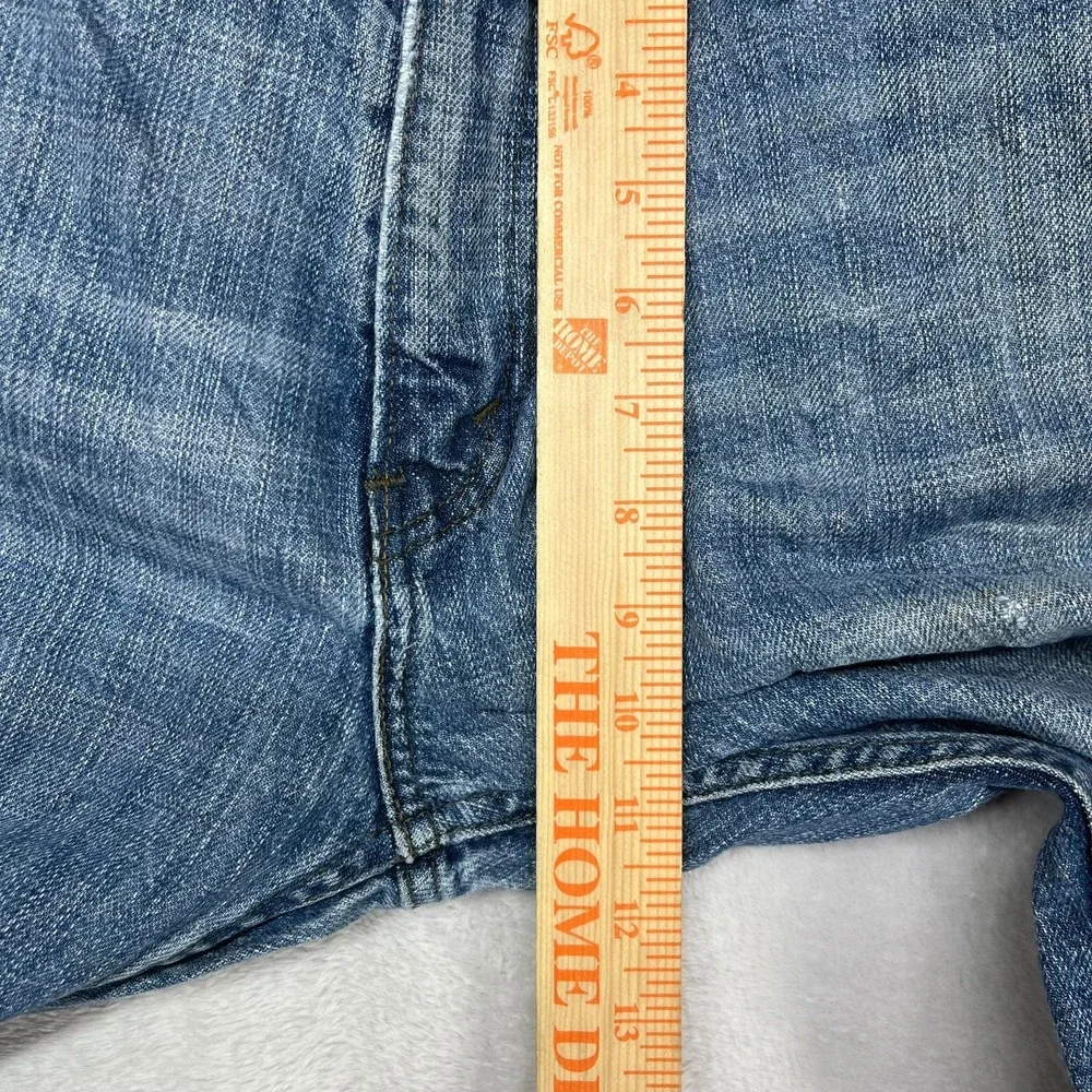 Levi's 559 Straight Jeans Men's Blue Denim Pockets Classic‎ Zip Fly - 37X31